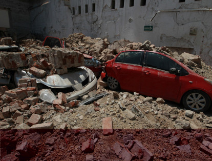 Muchas personas se encontraban en los edificios que colapsaron en Ciudad de México.