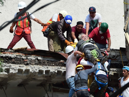 La búsqueda desesperada de sobrevivientes en el terremoto en México