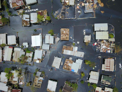 Impactantes fotos satelitales muestran cómo quedó Puerto Rico tras el paso del huracán María