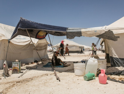 Las precarias condiciones en las que viven los desplazados de la Siria actual