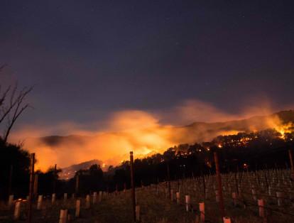 Al menos 10 muertos, 20.000 evacuados y 2.000 inmuebles destruidos es el saldo del devastador incendio en la región vitivinícola de California.