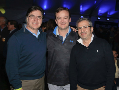 Luis Fernando Castro, Mauricio Quintana y Alejandro Castañeda.