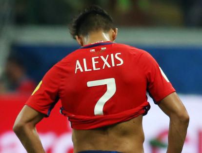 Alexis Sánchez. El talentoso chileno del Arsenal se despidió del Mundial de Rusia tras caer contra Brasil.