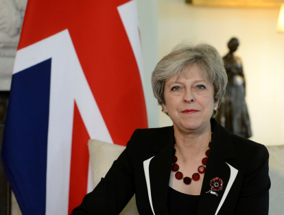 La primera ministra de Gran Bretaña, Theresa May, de 61 años, es la segunda en el ránquin.