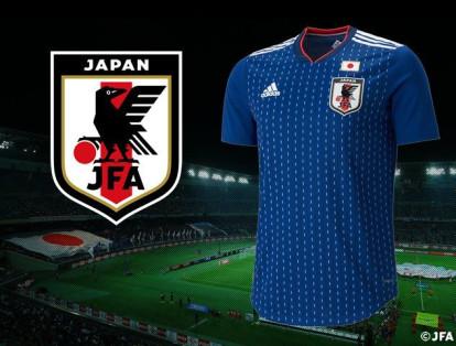 Japón, a diferencia de otras selecciones, no inspira su camiseta en selecciones de años pasados. En esta camiseta se hace homenaje a una técnica de puntada llamada Sashiko. También hay símbolos de ese país.