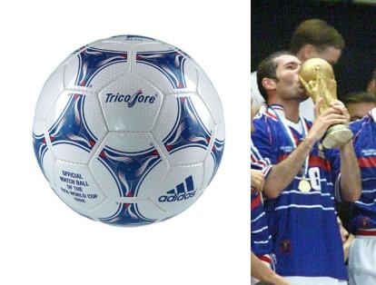 Tricolore-1998
En Francia 98, la selección local se llevaría el título. El Tricolore tenía microburbujas de gas y poliuretano compacto.