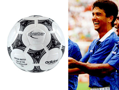 Questra-1994
En el Mundial de Estados Unidos se estrenó el Questra. Este campeonato se lo llevaría Brasil tras vencer por penales a Italia.