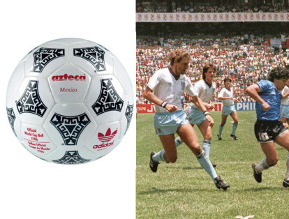 Azteca-1986
México sería de nuevo anfitrión del Mundial. El Azteca sería el primer balón totalmente sintético. Argentina, de la mano de Maradona, sería el campeón.