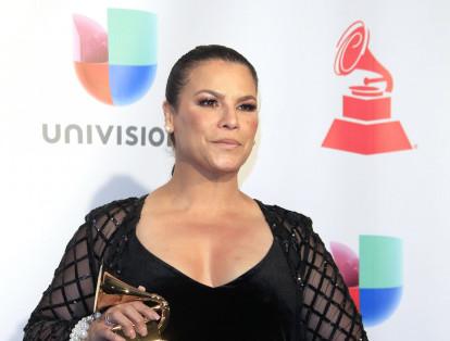 El premio a mejor álbum de fusión tropical fue para Olga Tañón con 'Olga Cañón y punto'.