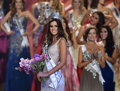 Paulina Vega fue coronada como la segunda Miss Universo de Colombia en la historia. En la gala del 2014, la barranquillera superó a Nia Sánchez, de Estados Unidos, en un certamen que tuvo como escenario Florida.