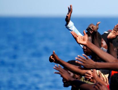 La mayor parte de los migrantes que intentan pasar por el Mediterráneo hacia Europa son africanos.