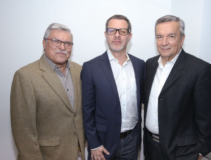 Carlos Julio Guzmán, Mauricio Silva y Óscar Restrepo.