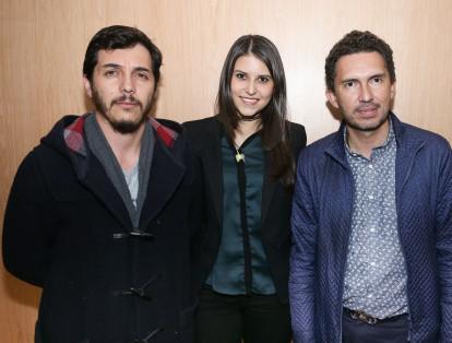 Juan Sebastián Sabogal, María Camila Luna y Carlos Robledo.