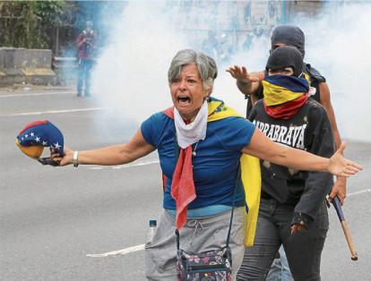 Venezuela gritó '¡Fuera Maduro!':Durante buena parte del año, el pueblo manifestó su rechazo al chavismo.