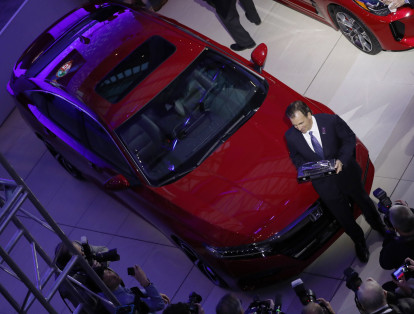 La marca Honda obtuvo el galardón de auto del año por el modelo Accord, en la imagen.