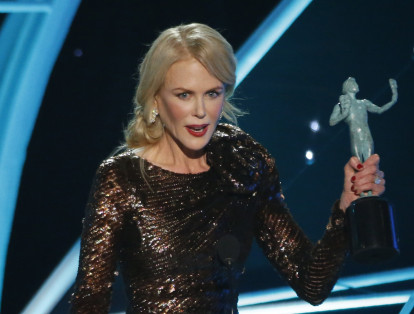 Nicole Kidman fue la ganadora del premio a mejor actriz de miniserie por 'Big Little Lies'.