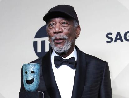 Morgan Freeman recibió el premio honorífico de SAG como reconocimiento a su trayectoria en el mundo de la interpretación.