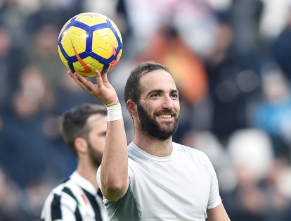 Gonzalo Higuaín marcó triplete en la victoria de la Juventus 7-0 al Sassuollo.