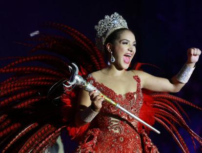 Coronación a la reina del carnaval de Barranquilla.