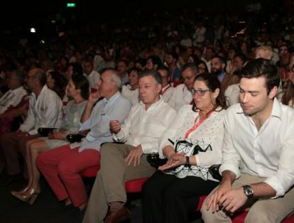Al lanzamiento de la edición 58 del Ficci también asistió el presidente Juan Manuel Santos.