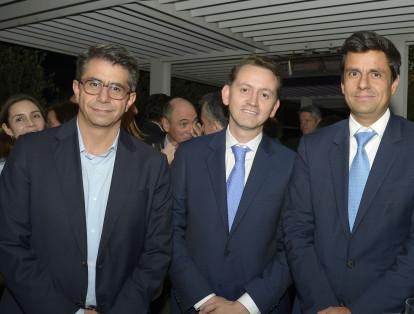 Mauricio Rosillo, Daniel Londoño y Luis Felipe Arrubla.