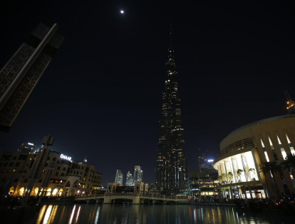The world's tallest building, the Burj Khalifa, Dubai