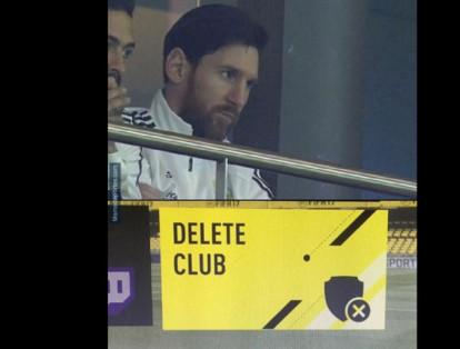 Messi también fue protagonista de los comentarios en redes.