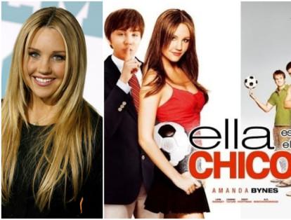 La actriz estadounidense Amanda Bynes, de 31 años, protagonizó la película Ella es el chico, la cual trata de una chica que se hace pasar por un joven en un equipo de fútbol.