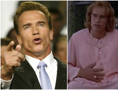 El actor, político y empresario Arnold Schwarzenegger dio de qué hablar en 1994 cuando interpretó a un hombre que daba a luz a un bebé en la película Junior.