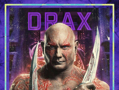 Dave Bautista interpretará a Drax, un superhéroe con capacidades sobrehumanas particularmente por detectar el contacto con Thanos, el villano que atormentará a los Avengers.