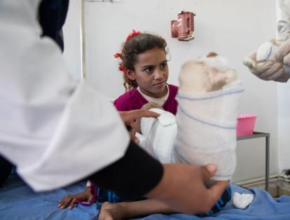 El número de pacientes heridos por minas terrestres, trampas explosivas y artefactos explosivos sin detonar atendidos en el hospital de Hassakeh (noreste de Siria) se duplicó entre noviembre de 2017 y marzo de 2018. La mitad de las víctimas son niños.