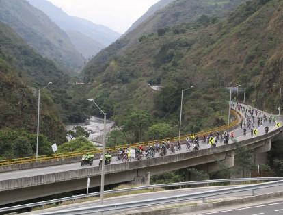Los ciclistas aseguraron que la travesía estuvo bien organizada, que hubo buena seguridad y pudieron disfrutar de los paisajes.