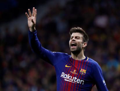 El central español del Barcelona Gérard Piqué, que recibió 29 millones se posiciona al final de la lista de los futbolistas mejor pagados en este 2018.