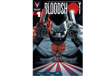 9. Bloodshot:
Apareció, en 1992, en las revistas de cómics de la editorial Valiant Comics. Dentro de sus habilidades más destacadas están la velocidad, los reflejos y la resistencia además de los nanocomputadores que tiene en su sangre, lo que le permite regenerarse rápidamente.