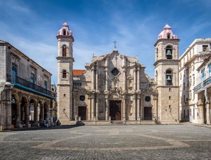 Plaza de la Catedral, La Habana- cuba. Un lugar emblemático por su importancia en la construcción de la ciudad.