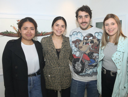 María Argel, Alejandro Escorcia, Nathaly Otero y Laura Fuentes.