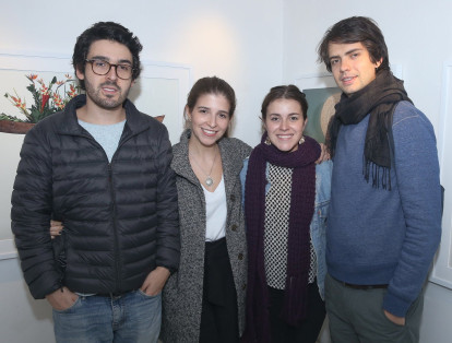 Nicolás González, Mariana Restrepo, Ana María Díaz y Felipe Durán.