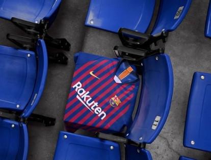 Nueva camiseta del Barcelona.
