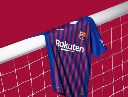 Nueva camiseta del Barcelona.