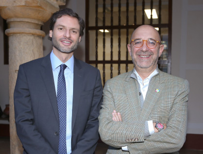 Director de Procolombia, Felipe Jaramillo, y José Pablo Arango.