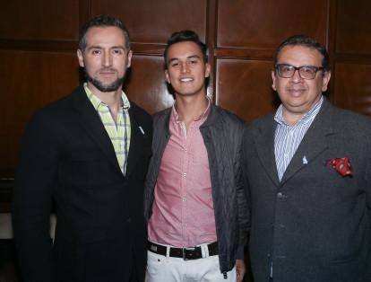 Andrés Castro, Brian Osma y Carlos Corredor.