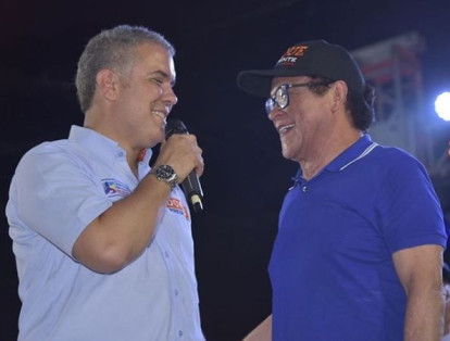 El tres veces ‘rey vallenato’ Alfredo Gutiérrez ha compartido en Instagram varias fotografías con el apoyo a la campaña del Centro Democrático y particularmente con el candidato Iván Duque.