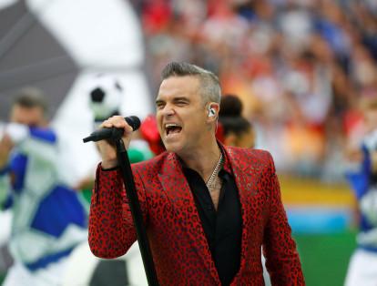 Robbie Williams en su presentación