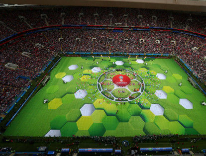 Vista panorámica del estadio Luzhniki.