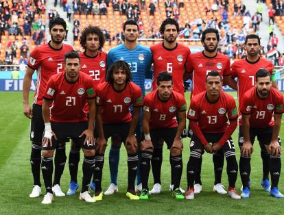 El once titular de la Selección de Egipto lo conforman: Mohamed Elshenawy; Ahmed Fathy, Aly Gabr, Ahmed Hegazy, Mohamed Abdelshafy; Mohamed Elneny, Tarek Hamed, Amr Warda, Abdallah Elsaid, Mohmoud Treziguet; Marwan Mohsen.
