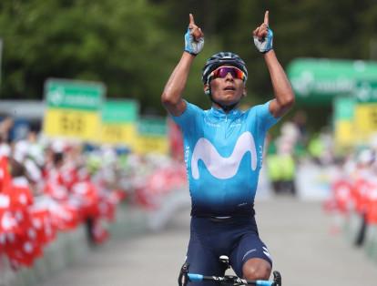 Nairo Quintana ganó la séptima etapa de la Vuelta a Suiza.