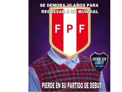 Los memes sobre el "fallido" regreso de la selección peruana a un Mundial abundaron en las redes sociales.