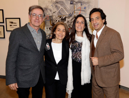 Diego Mazuera, Elsa Zambrano de Mazuera, Joyce Lamassonne y Germán Molano.