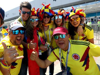 Miles de colombianos llegaron a Rusia con la ilusión de apoyar a la Selección Colombia en su sexto mundial.