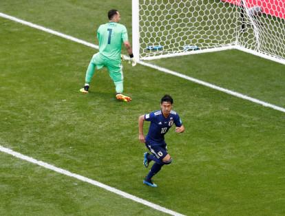 Posteriormente, Shinji Kagawa marcó el primer gol, desde el punto penal, de la selección de Japón.